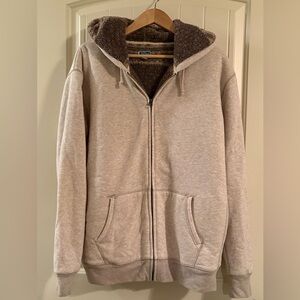J. Crew Light Brown Zip-Up Sweater